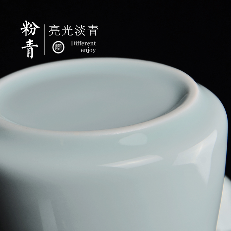 Public remit kung fu small teapot girder single pot of jingdezhen ceramic celadon porcelain pot mercifully tea special tea set