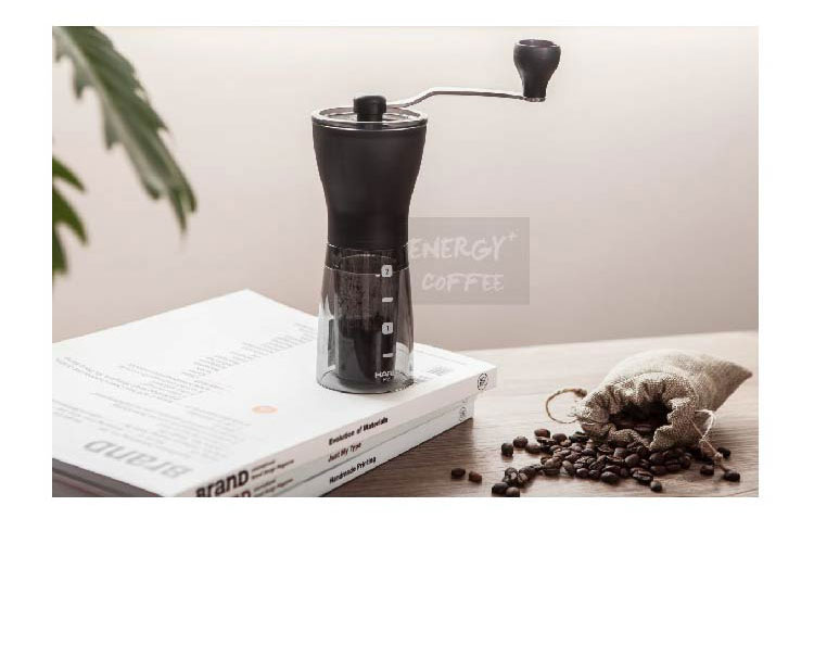 HARIO mới máy xay cầm tay máy xay cà phê hướng dẫn sử dụng máy xay hạt cà phê lõi gốm - Cà phê dụng cụ pha cold brew