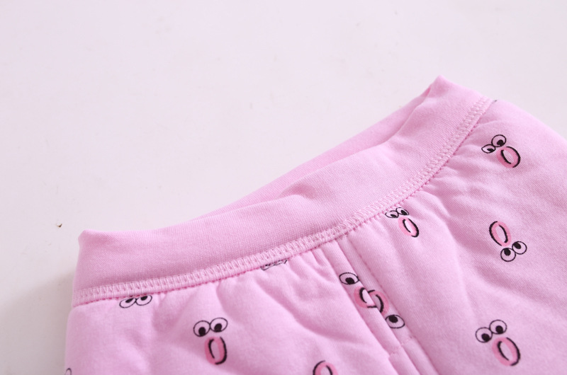Quần bé gái mùa đông dày cotton lót bé trai lớn quần ấm bé quần bông bé gái mặc đồ trẻ em