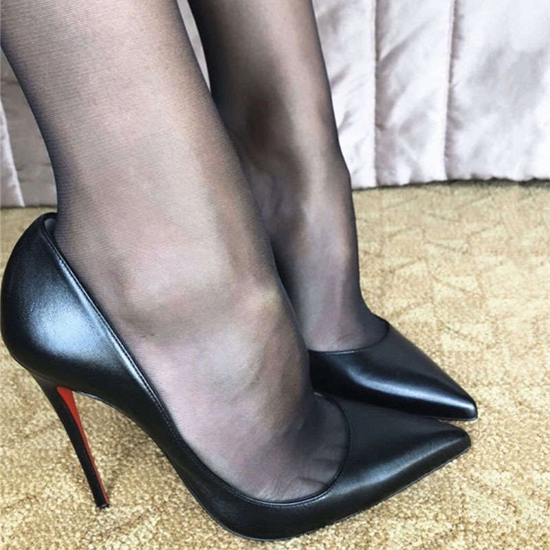 High-Heeled Shoes for Women, New Style, Pointed Toe, 12cm Ultra-High Heels, Stiletto Heels, Large and Small Sizes 34-46 High-Heeled Shoes for Women, New Style, Pointed Toe, 12cm Ultra-High Heels, Stiletto Heels, Large and Small Sizes 34-46