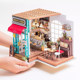 Ruoshi DIY art house can be assembled as a model handmade micro-landscape small house literary Simon time coffee