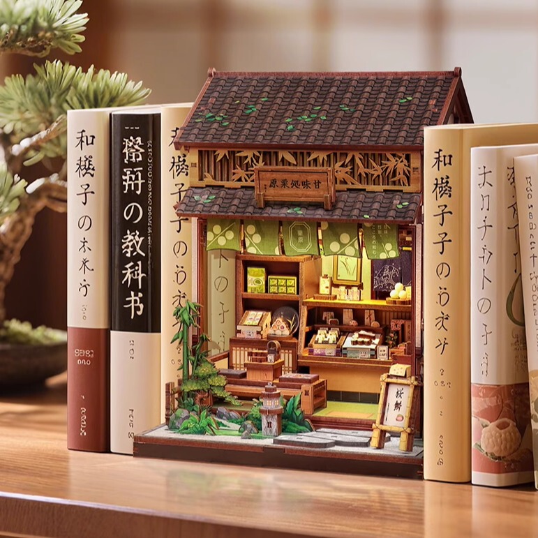 Cutebee Mist Island Tea House DIY Miniature Japanese Tea Room Handmade Assembly Micro Model Gift Japanese Style Cottage Cutebee Mist Island Tea House DIY Miniature Japanese Tea Room Handmade Assembly Micro Model Gift Japanese Style Cottage