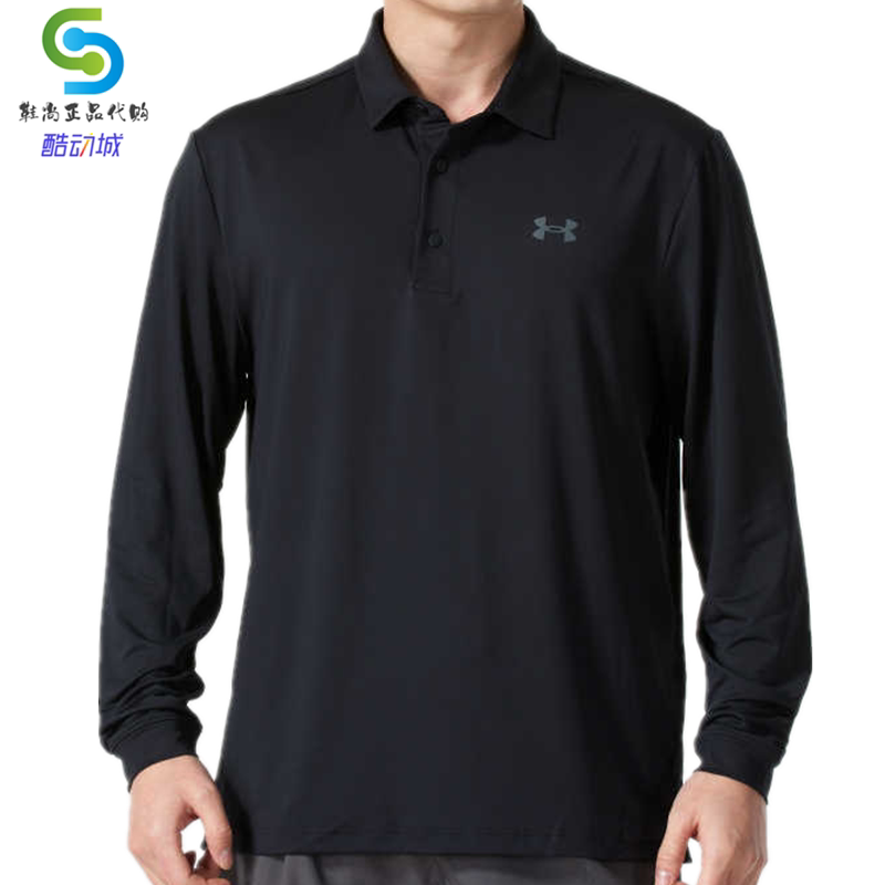 Under Armour Ua Autumn/Winter Playoff Men's Golf Sports Long-Sleeve Polo Shirt 1387123