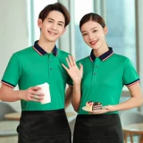 Летняя футболка для работы подходит для мужчин и женщин, делается под заказ, короткий рукав, с печатью вашего логотипа