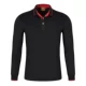 Черный красный воротник (длинные рукава)