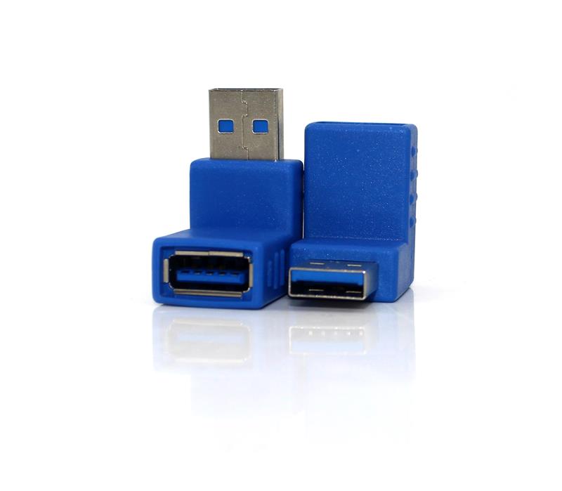 Eagle USB3.0 Tám bộ chuyển đổi nam trên máy tính mẹ mông dòng L vuông góc với phần mở rộng 90 của nam đến cảng khuỷu tay nữ - USB Aaccessories quạt hộp mini