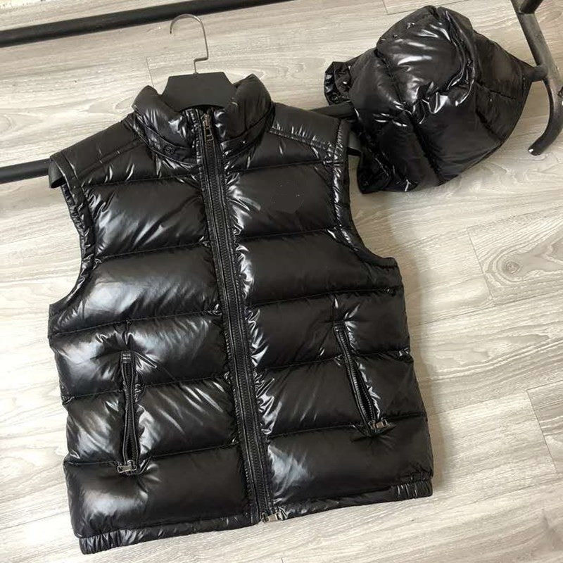 秋冬时尚羽绒马甲男女式无袖背心加厚保暖明星同款棉坎肩秋冬新 3