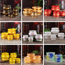 Incense burner for Buddhists Ceramic indoor small line incense burner Buddhist Buddha supplies Room dedicated to the God of wealth Incense burner