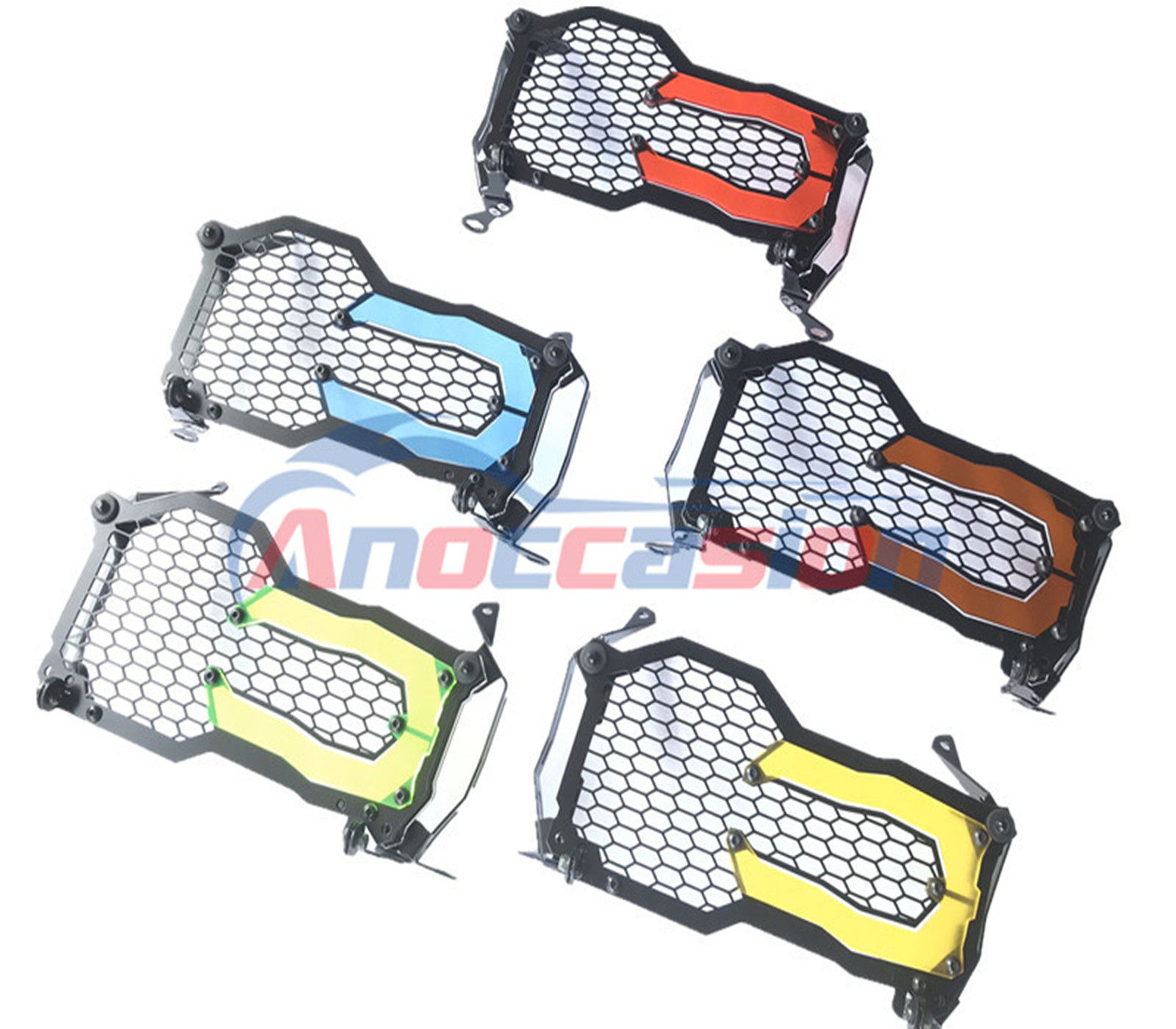 Stainless steel BMW motorcycle R1200gs 1250GS ADV water bird headlight protection lens windshield modification