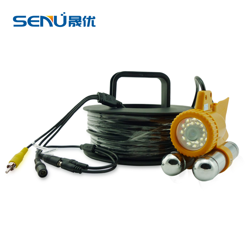 24 Lights Underwater Camera Night Vision Probe 600 Line High-definition Color Underwater Camera can do red outer light-Taobao