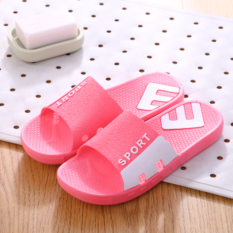 Summer new men's slippers indoor and outdoor slippers home non-slip bathroom couple slippers men's sandals men's word drags