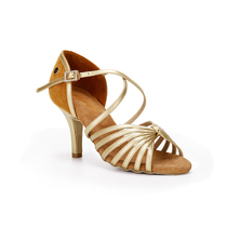 ADS Latin shoes MISSFUN dance shoes MIS2079-03 gold match anti-fur anti-slip anti-soft bottom Cha Cha