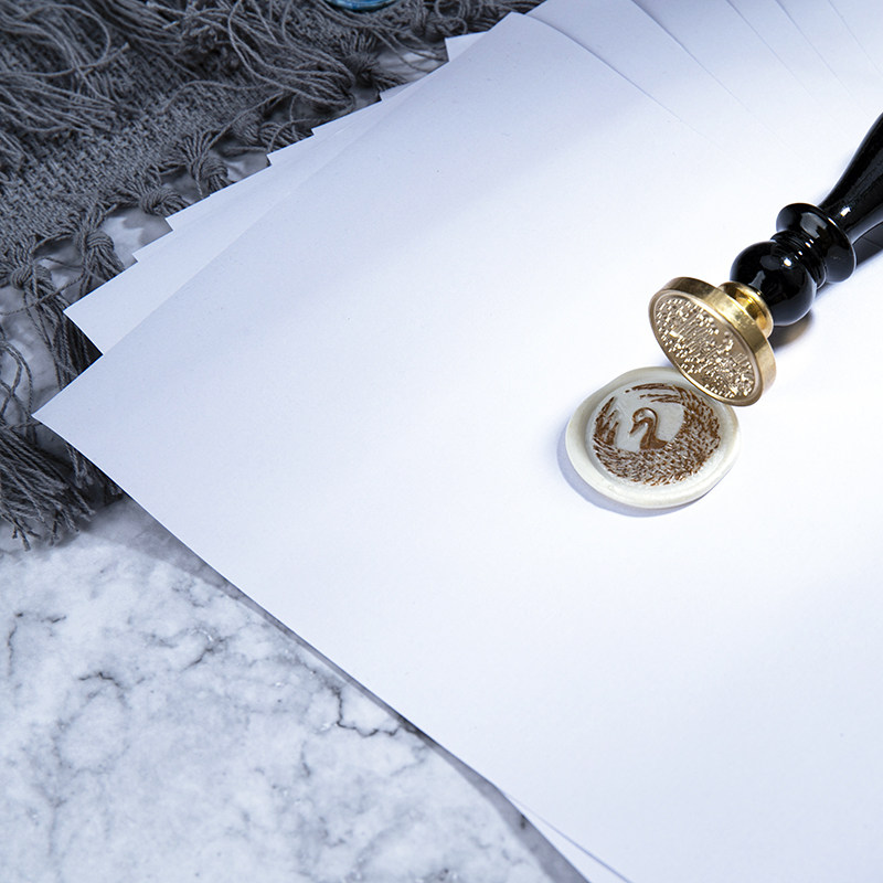 Fire Lacquer Release Paper Blank a pack of 10 sheets into A5 Sticker Hand Tent Tools Fire Lacquered Seal Anti-Stick Paper Detemplate-Taobao