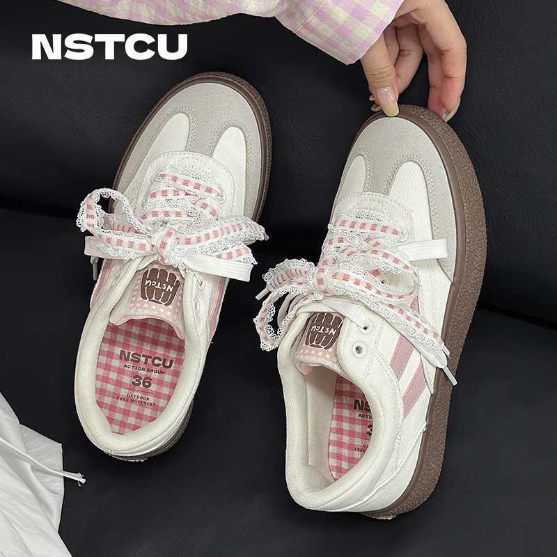 Nstcu Rose Keli Lide Training Shoes for Women 2026 New Spring/Summer Original Canvas Shoes for Women Versatile Casual Sneakers