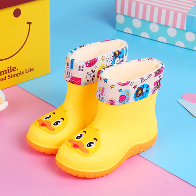 Cartoon Rubber Shoes for Rainy Days, Children's Rain Boots for Boys and Girls, Non-Slip, Suitable for All Seasons, Cute Kids' Water Shoes for Kindergarten — 4