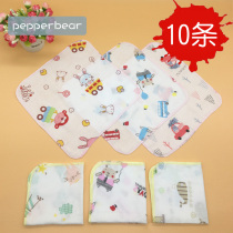 10 ultra-thin baby saliva towel cotton gauze baby products children handkerchief newborn baby wash face small square towel