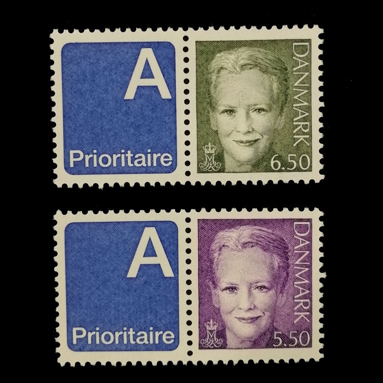 Denmark Stamps 2003 Characters Celebrity Pouvotes with Deputy Ticket 2 New Foreign Collections Promotion DK