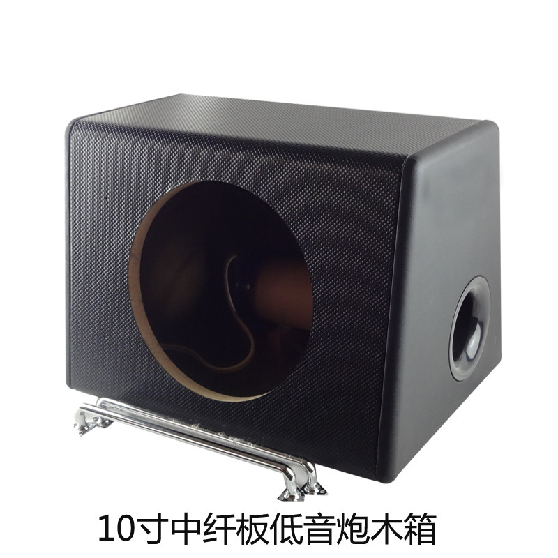 Automotive Sound Bass Wooden Case 10 inch Bass Wooden Battery Speaker 1 8 medium fiber panel