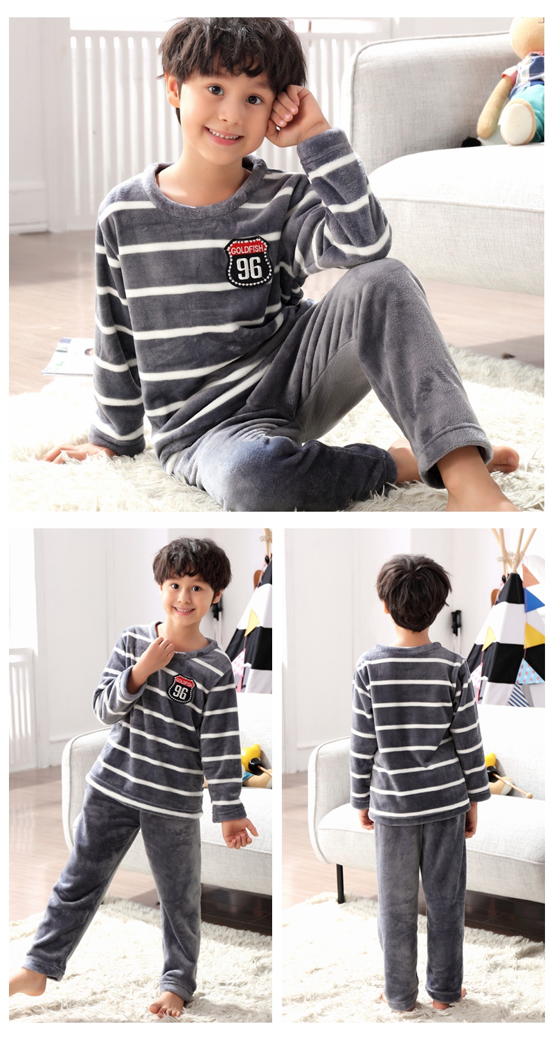Cậu bé 4 5 6 7 8 9 10 11 12 Đồ lót trẻ em lông cừu san hô 13 tuổi flannel cậu bé lớn đồ lót nam