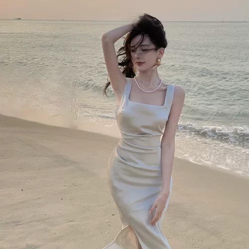 Белое небольшое дизайнерское свадебное платье, французский стиль, изысканный стиль