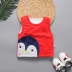 Áo sơ sinh mùa thu đông 0-1 tuổi cotton dày ấm áp vest bé vest 3-6 tháng vest áo gile denim bé gái Áo ghi lê