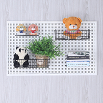 Cave board shelf wall decoration orifice plate photo wall storage board hardware tool rack supermarket storage adhesive hook