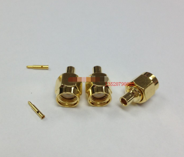 SMA-JB-2 Semi-steel head SMA plug Semi-flexible semi-steel cable SMA plug match RG405 Semi-flexible cable