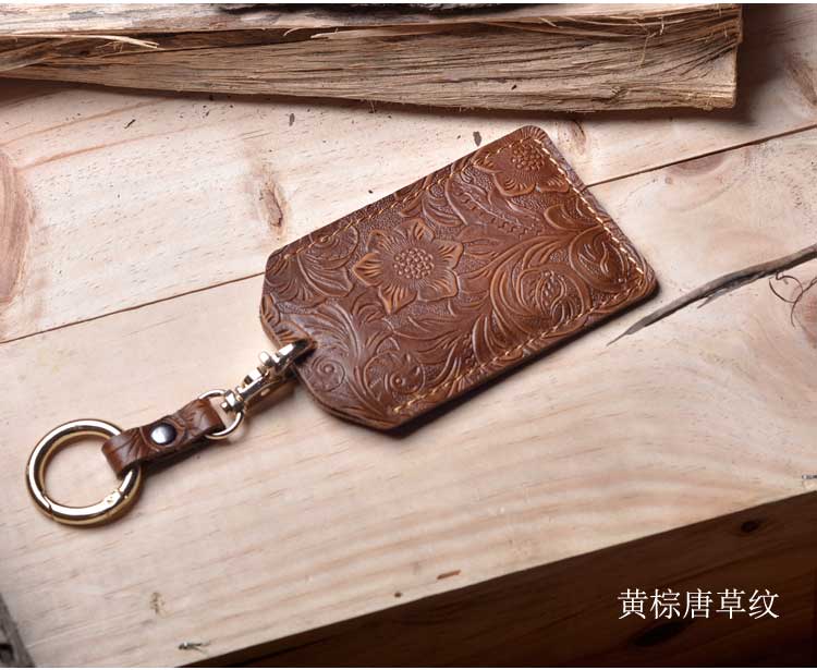 Da thẻ xe buýt bộ da thẻ retro nhà máy gói thẻ làm việc tàu điện ngầm thẻ ID thẻ huy hiệu ví đựng thẻ thông minh
