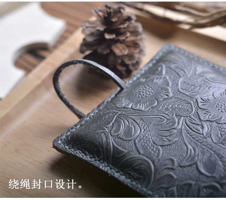 Handmade da kinh doanh chủ thẻ da chủ thẻ thẻ gói kinh doanh gói gói retro ví ví nam và nữ dung lượng lớn chủ thẻ - Chủ thẻ ví đựng thẻ nam