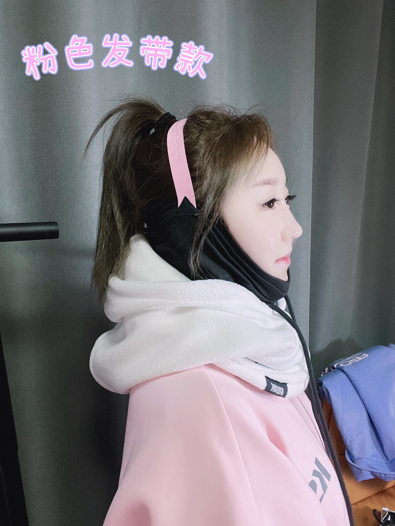 Winter ski face protection quick-drying warm neck set headband three-color optional men and women the same style single board double board can be worn