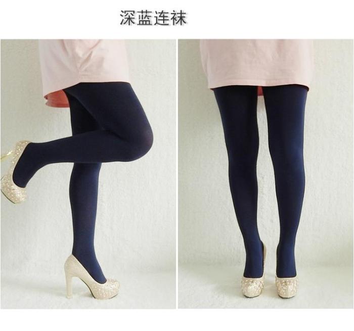 Cộng với phân bón XL pantyhose mùa xuân và mùa thu chất béo MM kéo dài mở rộng xà cạp cao eo chống móc lụa nữ kích thước lớn vớ quần tất lót lông đại hàn