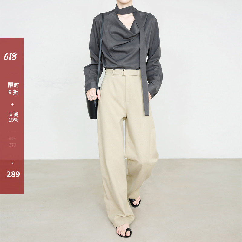 Summer Khaki Pants for Women, New Style, Relaxed Fit, Old Money Style Casual Straight-Leg Pants 7008 Summer Khaki Pants for Women, New Style, Relaxed Fit, Old Money Style Casual Straight-Leg Pants 7008