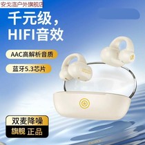 2024 new bone conduction wireless Bluetooth headset noise reduction good appearance comfortable long battery life universal for Apple Android desktop