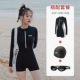 218077 Черный купальник +0124 Черная плавательная крышка +YMS219280 Black Swim Moster