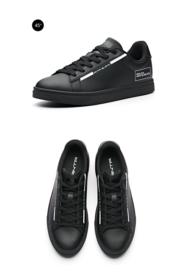 Giày nữ Anta 2018 mùa thu mới thời trang da nhỏ Giày trắng nhỏ chính thức giày thể thao adidas