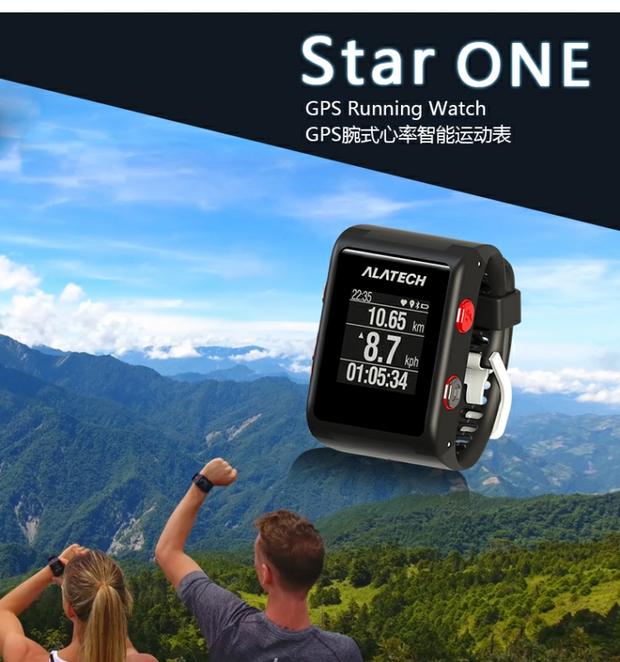 ALATECH Bluetooth theo dõi nhịp tim thể thao ngoài trời tốc độ chạy GPS cưỡi đồng hồ WB001 không thấm nước - Giao tiếp / Điều hướng / Đồng hồ ngoài trời đồng hồ bulova nữ