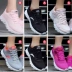 Anta giày nữ giày thể thao của phụ nữ chạy giày lưới giày 2018 new pink sneakers mùa hè lưới thoáng khí giày thường