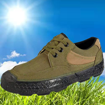 Pure Color Low Bunch Spring Autumn Casual Satire Fabric Shoes Lace breathable non-slip resistant to outdoor fishing cloth shoes Rupkeep Emancipation Shoes