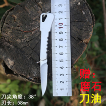 Stainless steel folding small knife Travel outdoor supplies knives Mini portable peeling water fruit knife Demolition Express Small Knife