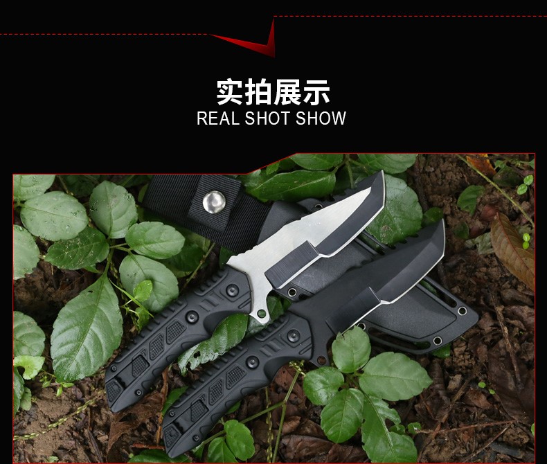 Chiến thuật ngoài trời đặc biệt chiến tranh nhỏ dao thẳng sống sót hoang dã kiếm tự vệ công cụ cầm tay ngoài trời dao cắt độ cứng cao - Công cụ Knift / công cụ đa mục đích kim đa năng