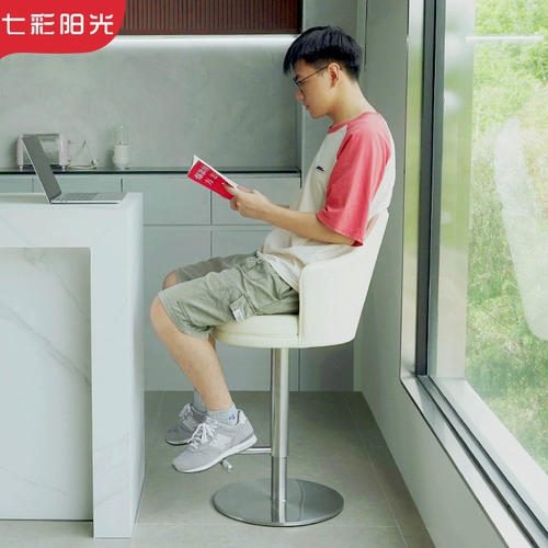 Связывание бара Стул Легкие роскошные высокоэффективные домашний батончик Высокий стул с подъемом может повернуться более высокими задними стульями