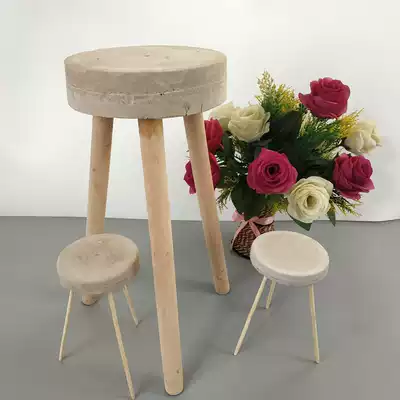 Cement stool making materials Handmade activities Homemade diy stool legs quick-drying cement flower stand making materials