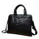 European station new men's genuine leather business handbag Korean style briefcase crossbody bag youth casual shoulder bag men