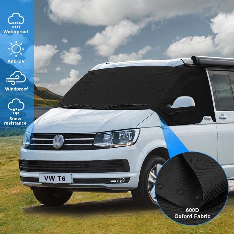 Volkswagen Mettwe T5, T6 Rv Windshield Cover Sunshade 600D Oxford Cloth
