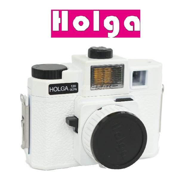 Hong Kong Film Vintage Camera Holga120Gcfn Beginner Large Format Color Black and White Film Camera with Flash