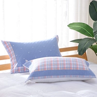 Xinquan gối khăn bông gối đôi mềm mại thấm mồ hôi người lớn da khăn gối đôi sinh viên bốn mùa phổ quát khăn gối