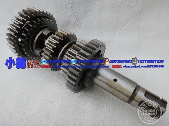 Thích hợp cho CM125 CBT125 CA250 DD250 lắp ráp bánh răng trục chính và bánh răng - Xe máy Gears nhông hộp số xe máy	
