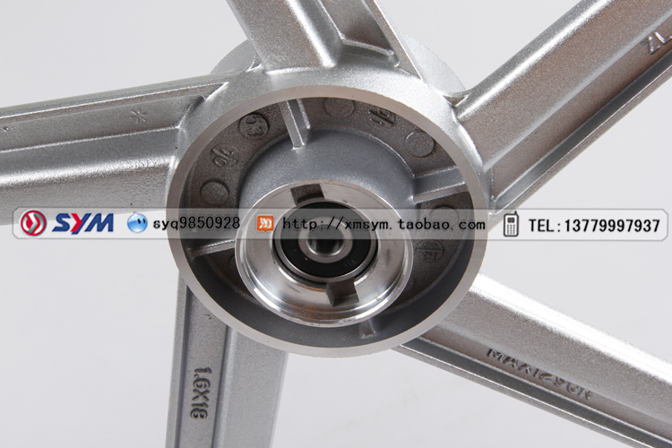SYM Xia Xing Sanyang Đầu máy Trung Quốc XS125-H Bánh trước Trung tâm Vòng thép phía trước Phanh đĩa - Vành xe máy vành sirius