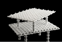 Fish tank bottom filter grid plate bottom filter plate isolation plate mesh partition plate white grid plate can be spliced grid plate