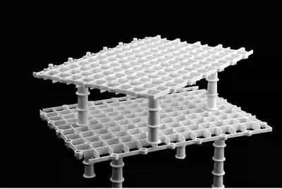 Fish tank bottom filter grid plate bottom filter plate isolation plate mesh partition plate white grid plate can be spliced grid plate